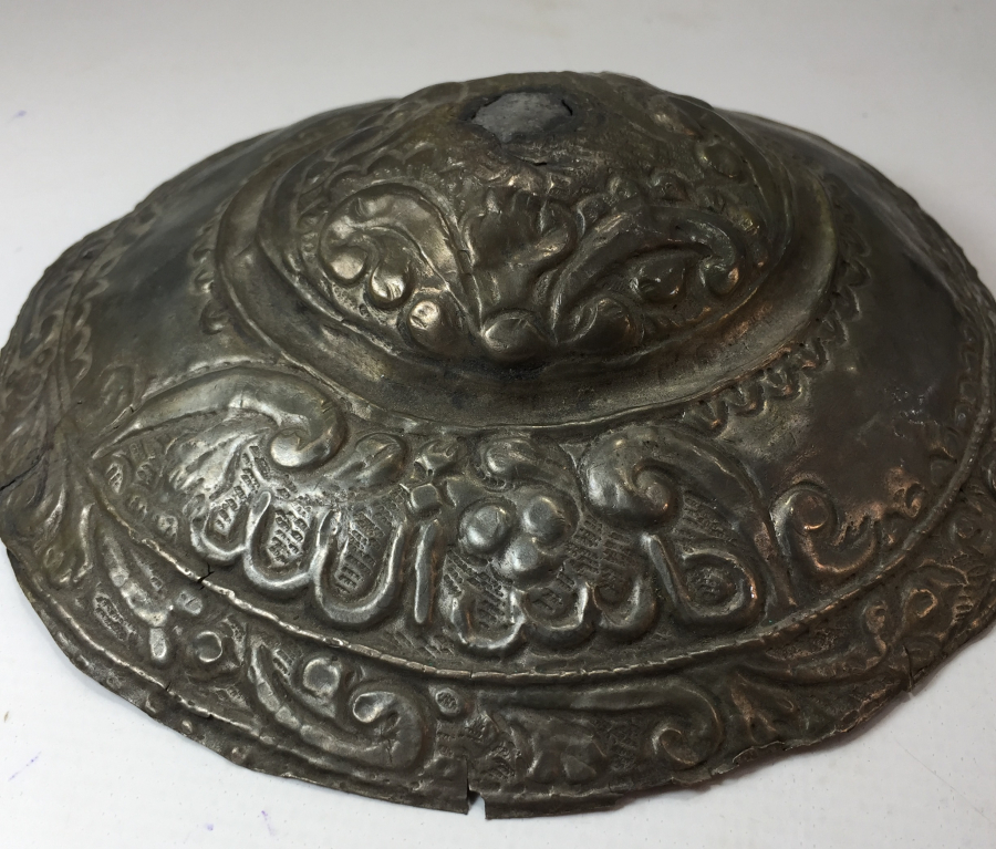 ÜZERİ OSMANLICA YAZILI GÜMÜŞ BAYAN TEPELİĞİ