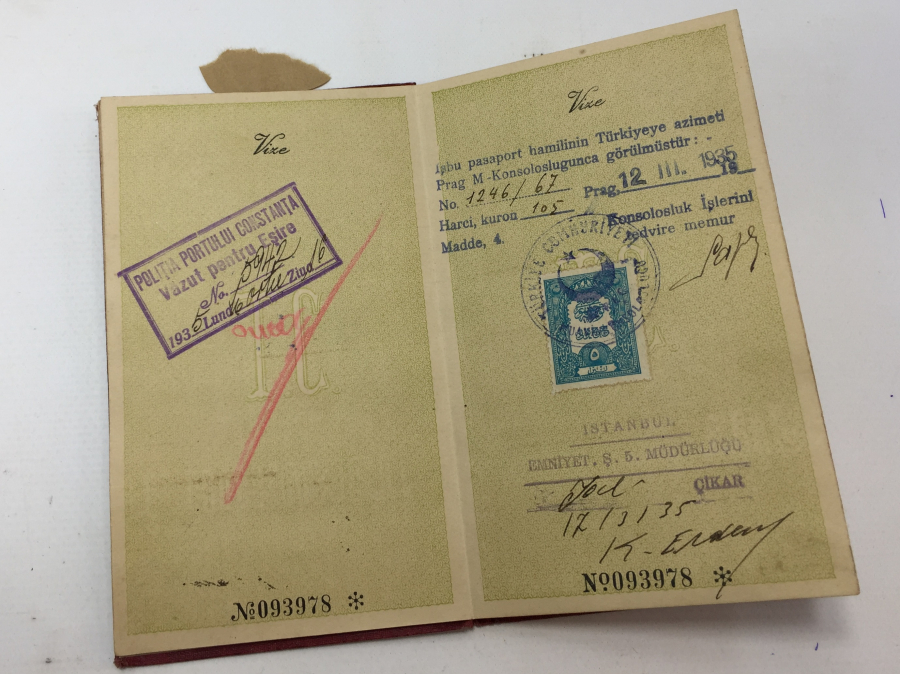 1930-1935 YILLARI ARASI KULLANILMIŞ PASAPORT