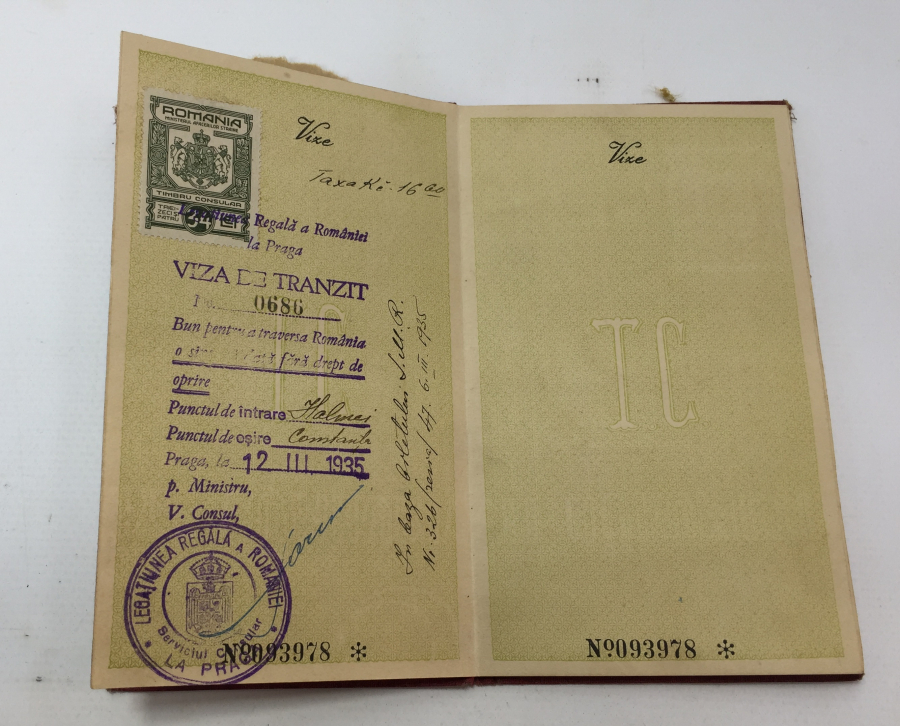 1930-1935 YILLARI ARASI KULLANILMIŞ PASAPORT