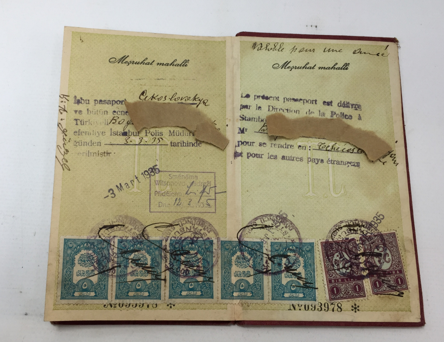 1930-1935 YILLARI ARASI KULLANILMIŞ PASAPORT