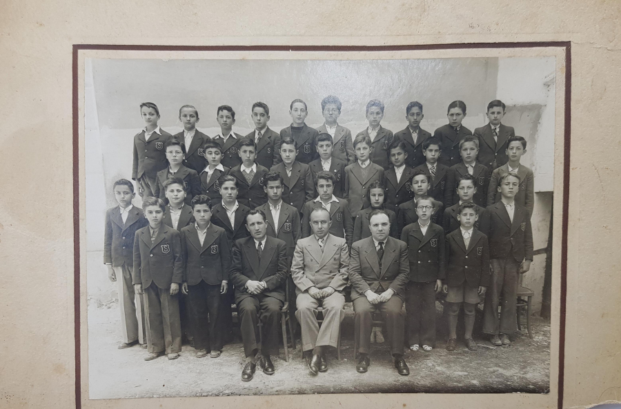 1930'LAR GALATASARAY LİSESİ PASPARTULU BÜYÜK BOY FOTOĞRAF 