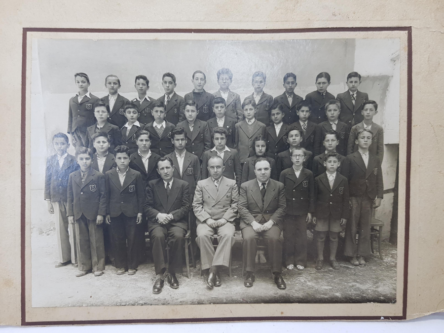 1930'LAR GALATASARAY LİSESİ PASPARTULU BÜYÜK BOY FOTOĞRAF 