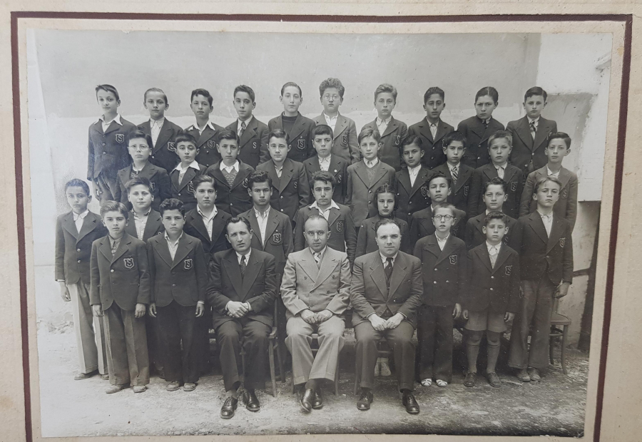 1930'LAR GALATASARAY LİSESİ PASPARTULU BÜYÜK BOY FOTOĞRAF 