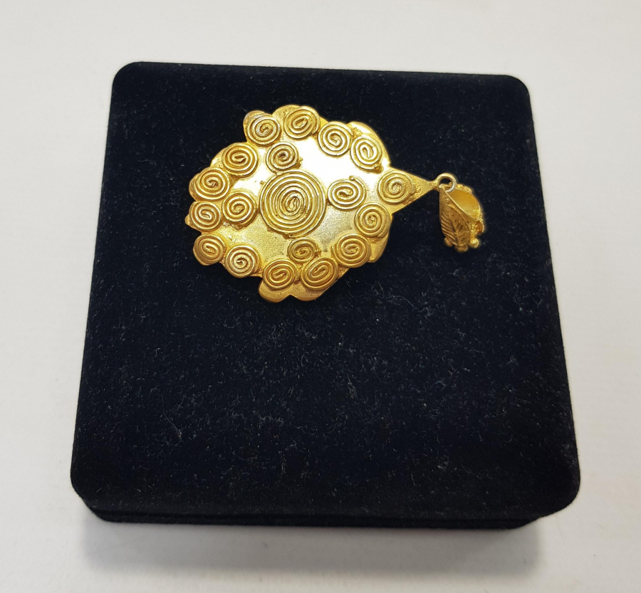 ANTİK GÖRÜNÜMLÜ GÜMÜŞ KOLYE UCU 