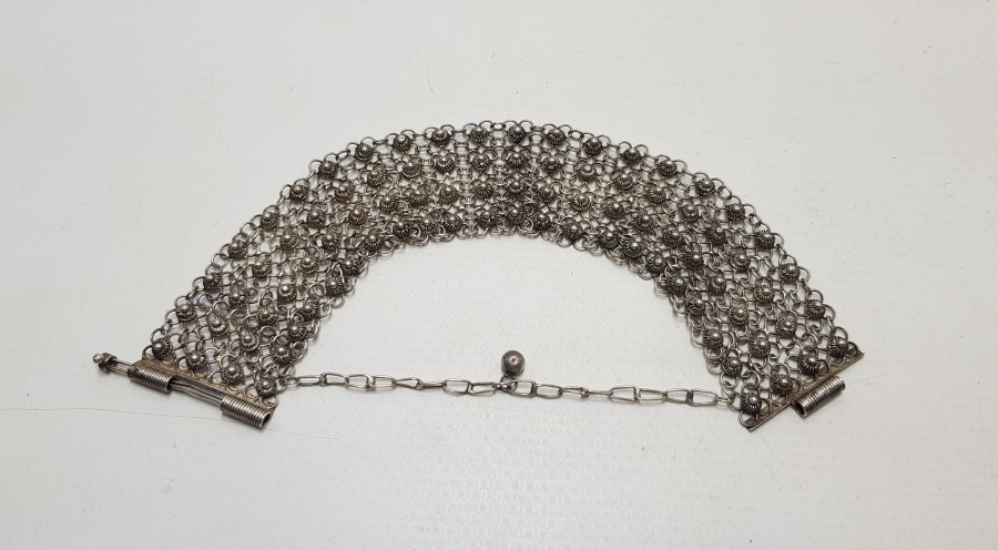 ANTİKA GÜMÜŞ BİLEKLİK 