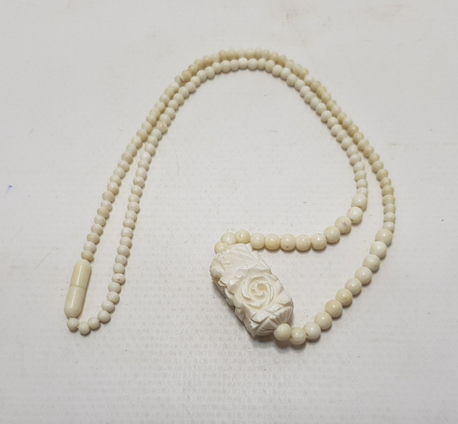 FİLDİŞİ KOLYE GERDANLIK 