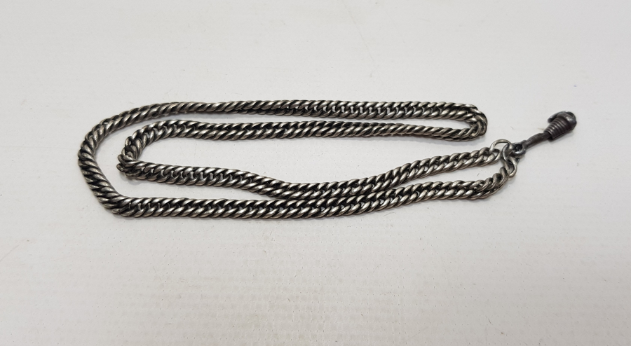 GÜMÜŞ İPEK ZİNCİR CEP SAATİ KÖSTEĞİ