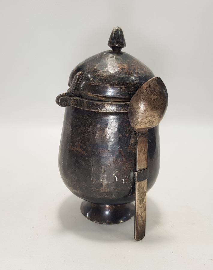 GÜMÜŞ KAPLAMA POT VE KAŞIĞI 