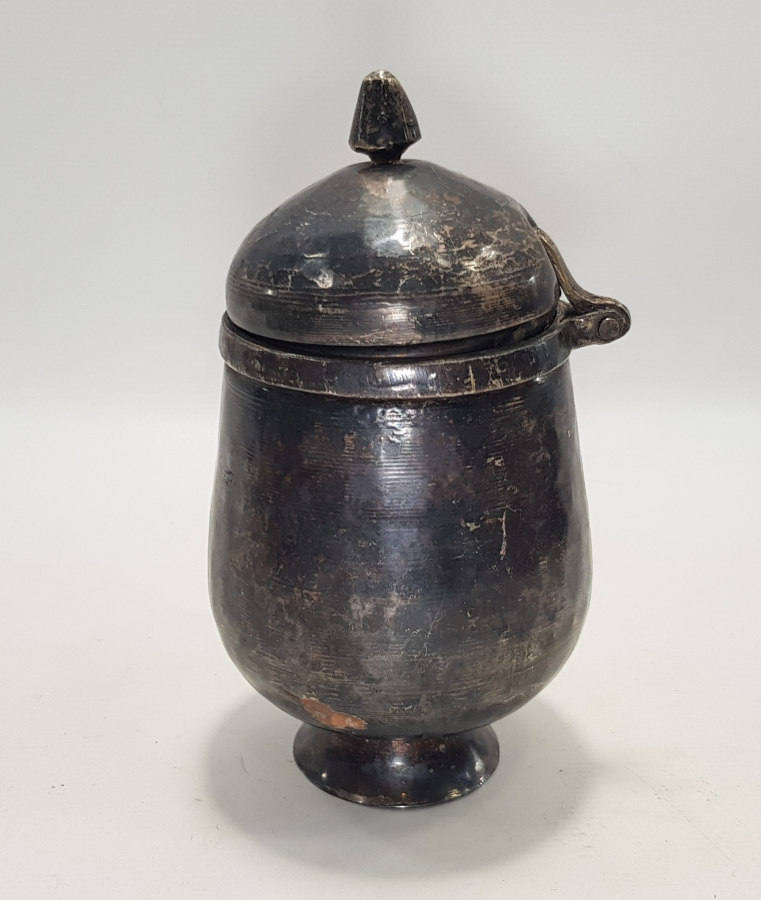 GÜMÜŞ KAPLAMA POT VE KAŞIĞI 