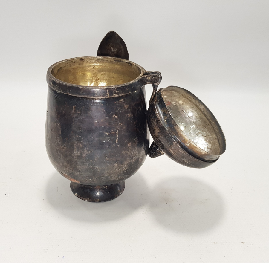 GÜMÜŞ KAPLAMA POT VE KAŞIĞI 