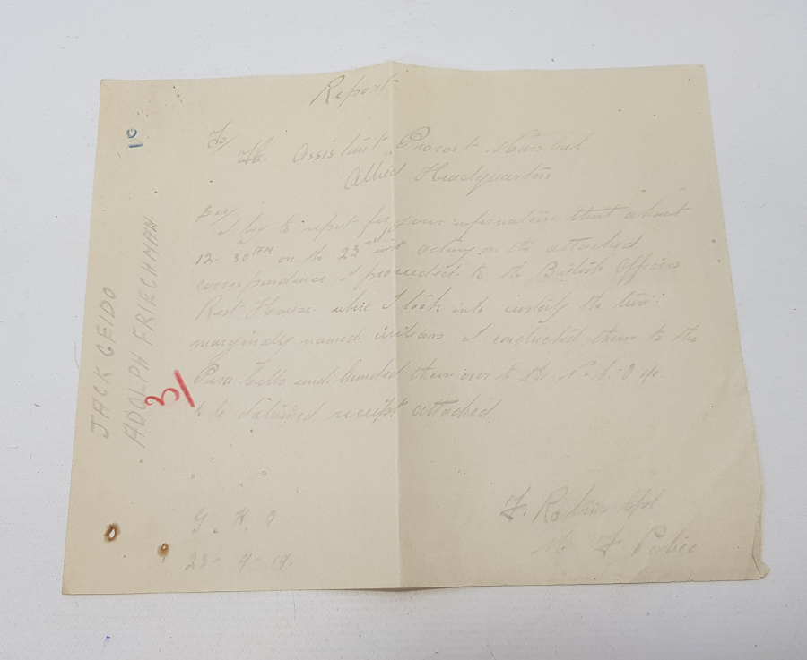 İŞGAL DÖNEMİ İSTANBUL PERA İNGİLİZ KARAKOLU YAZIŞMA LOTU