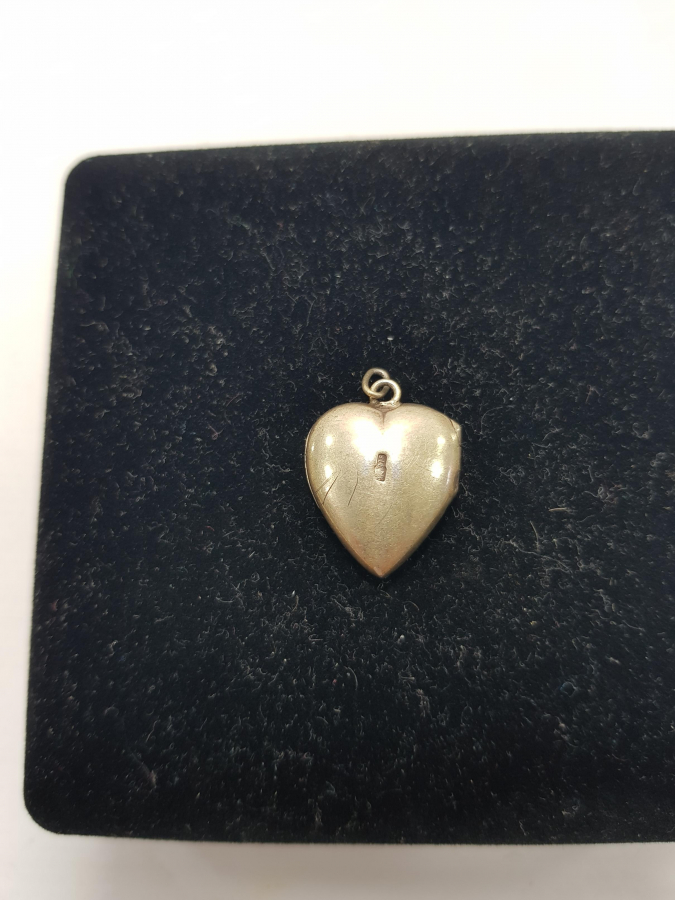 KALP FORMLU GÜMÜŞ RESİMLİK KOLYE UCU