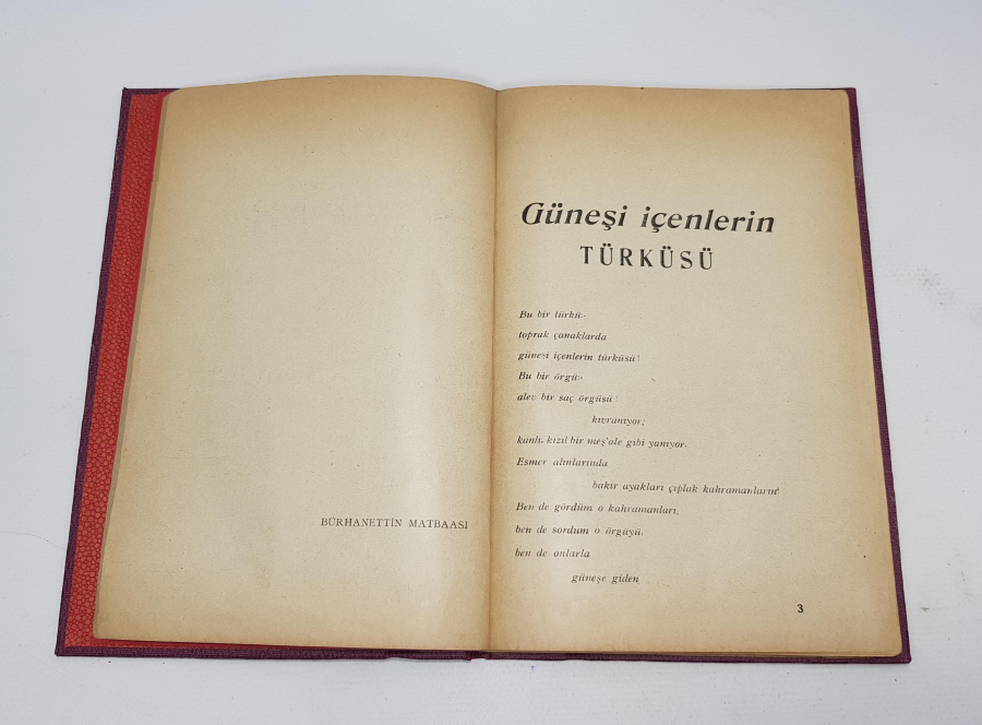 NAZIM HİKMET - 1932 - 835 SATIR - İKİNCİ BASKI KİTAP