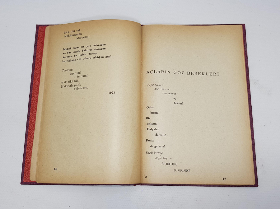 NAZIM HİKMET - 1932 - 835 SATIR - İKİNCİ BASKI KİTAP