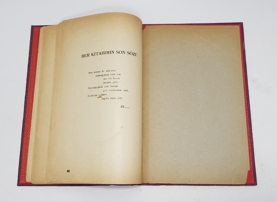 NAZIM HİKMET - 1932 - 835 SATIR - İKİNCİ BASKI KİTAP
