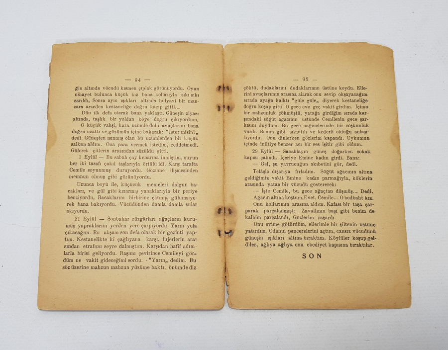 NAZIM HİKMET - MEÇHUL BİR KADININ MEKTUBU 1934 İLK BASKI KİTAP