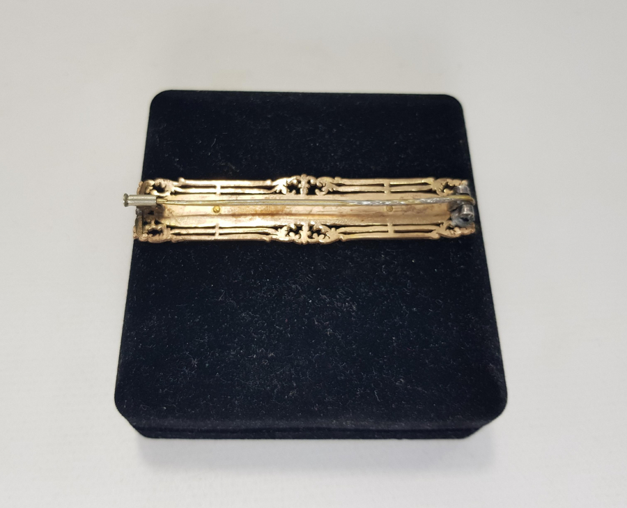 OSMANLI DÖNEMİ ALTIN KAPLAMA BROŞ 