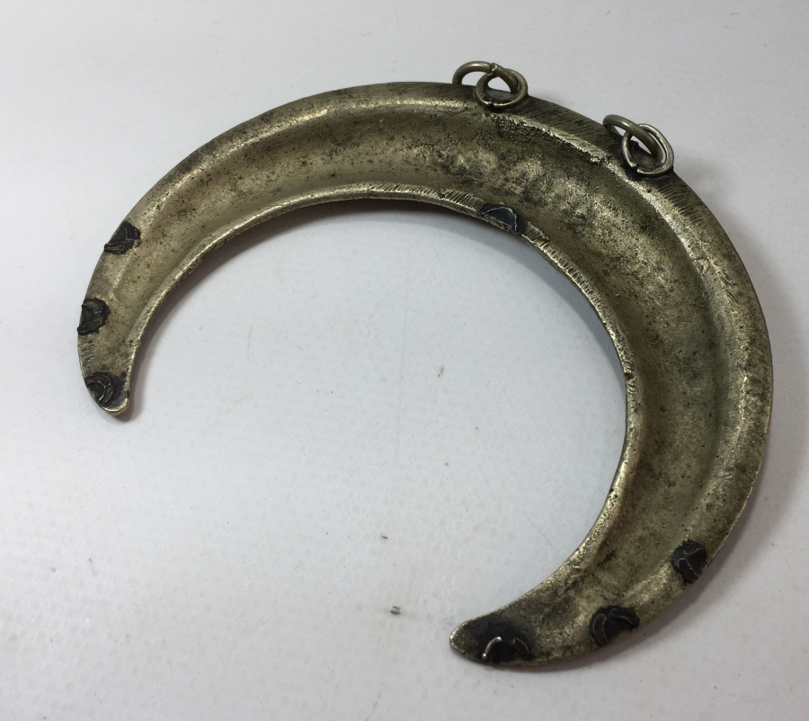 OSMANLI DÖNEMİ ANADOLU ŞAMAN KÜLTÜRÜ MAŞALLAH YAZILI HİLAL ŞEKLİNDE EV BEREKET SÜSÜ