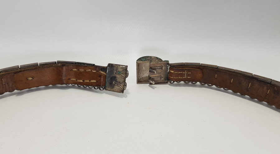 OSMANLI DÖNEMİ KAFKAS İŞİ SAVATLI GÜMÜŞ KEMER 