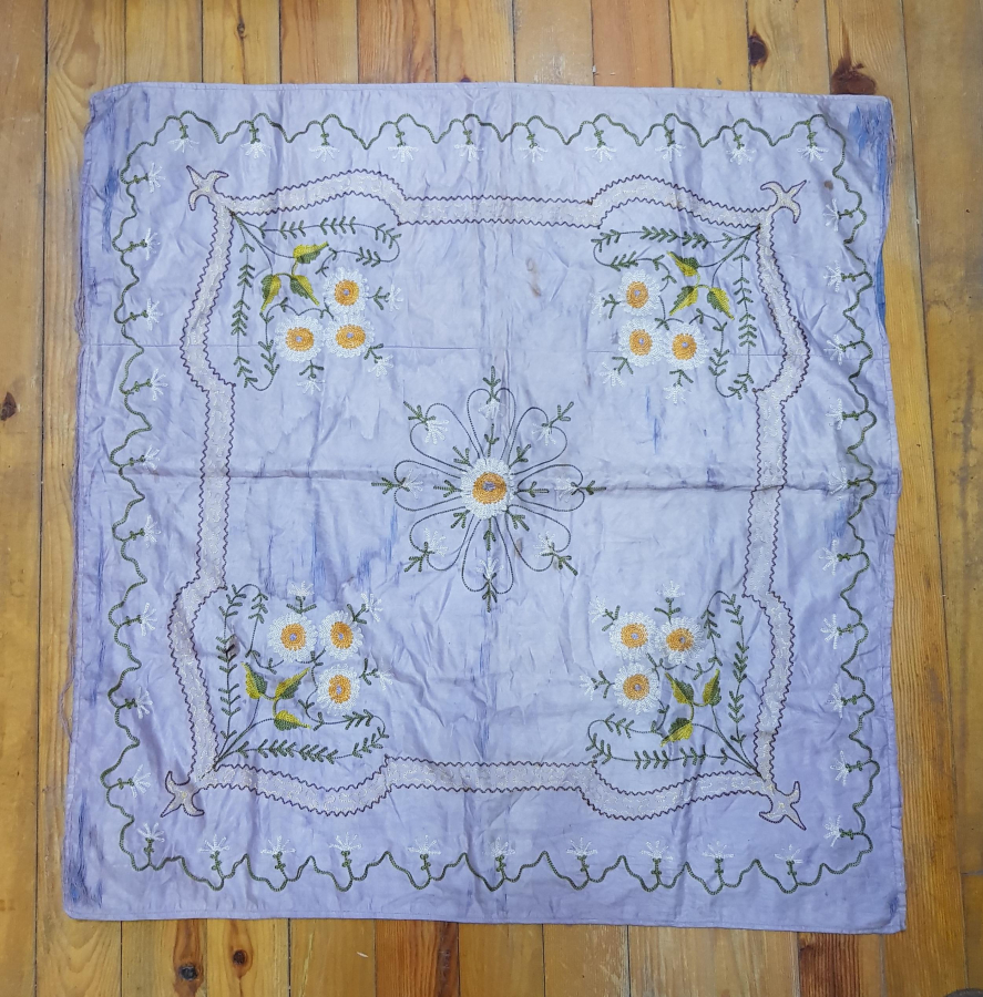 OSMANLI DÖNEMİ LEVANTEN İŞİ İPEK ATLAS BOHÇA 