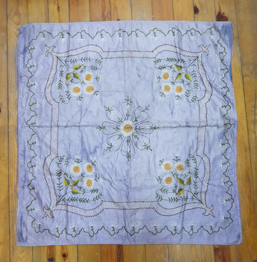 OSMANLI DÖNEMİ LEVANTEN İŞİ İPEK ATLAS BOHÇA 