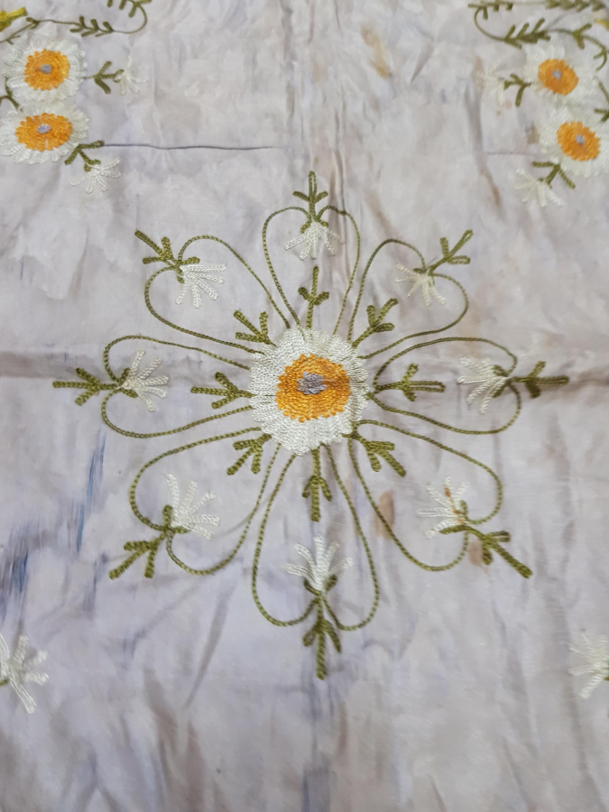 OSMANLI DÖNEMİ LEVANTEN İŞİ İPEK ATLAS BOHÇA 