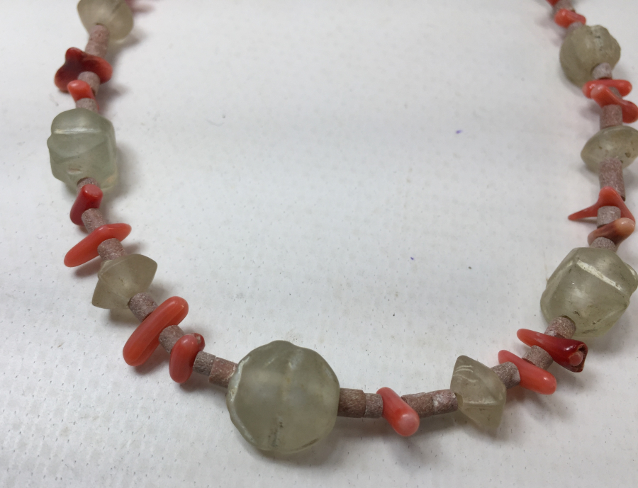 OSMANLI DÖNEMİ NECEF VE MERCAN TAŞLI KOLYE