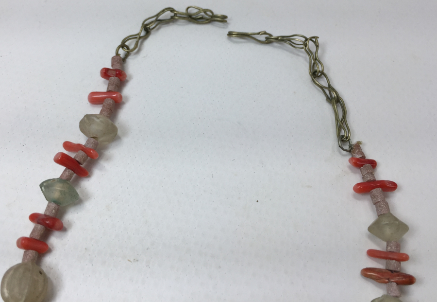 OSMANLI DÖNEMİ NECEF VE MERCAN TAŞLI KOLYE