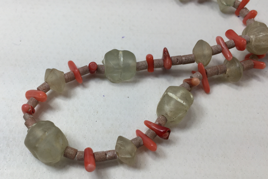 OSMANLI DÖNEMİ NECEF VE MERCAN TAŞLI KOLYE