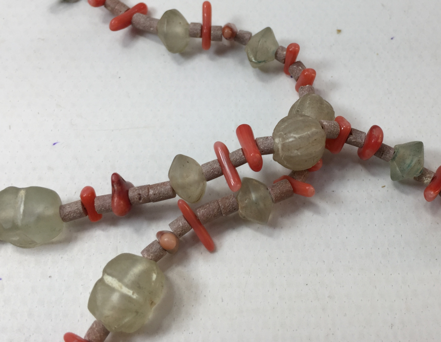 OSMANLI DÖNEMİ NECEF VE MERCAN TAŞLI KOLYE