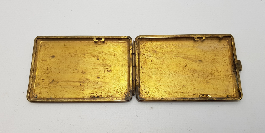 OSMANLI DÖNEMİ OSMANLICA YADİGAR YAZILI VE CAMİ GÖRSELLİ BOSNA İŞİ SİGARA TABAKASI  