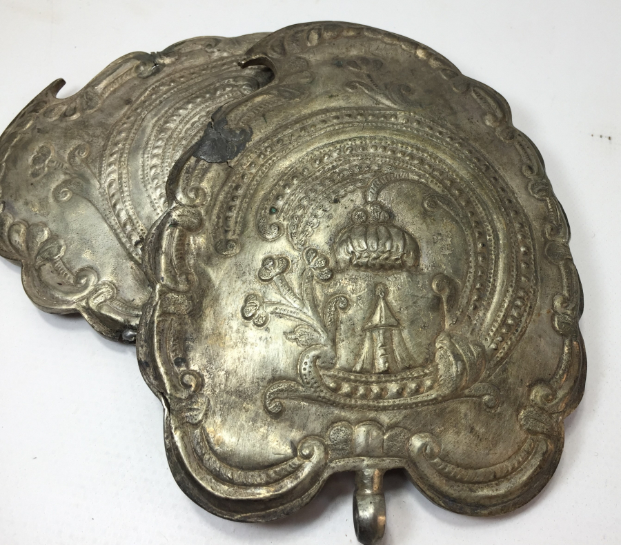 OSMANLI DÖNEMİ OTAĞ MOTİFLİ SÜMBÜLLÜ GELİN KEMER TOKASI