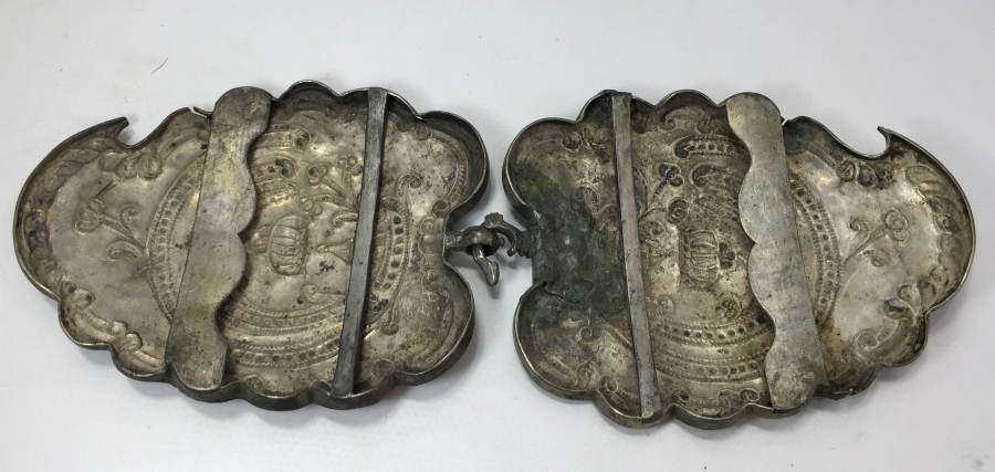 OSMANLI DÖNEMİ OTAĞ MOTİFLİ SÜMBÜLLÜ GELİN KEMER TOKASI