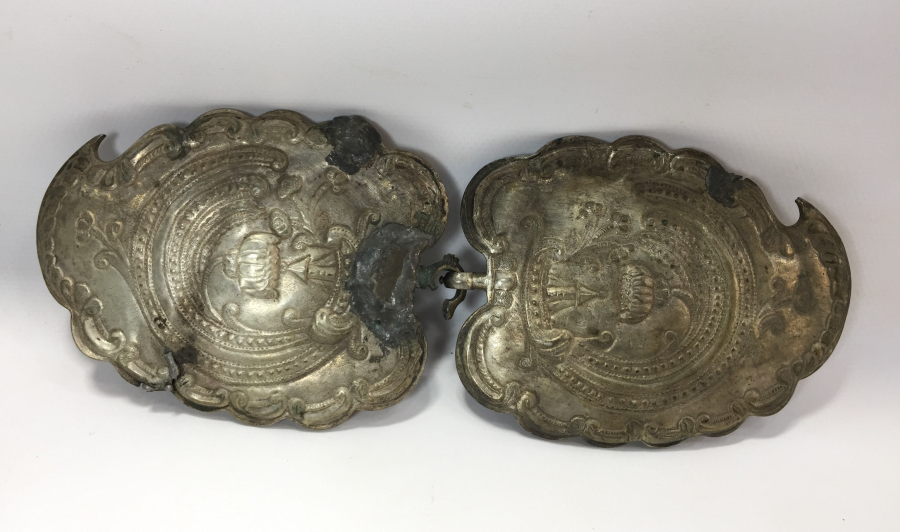 OSMANLI DÖNEMİ OTAĞ MOTİFLİ SÜMBÜLLÜ GELİN KEMER TOKASI