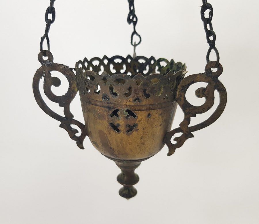 OSMANLI DÖNEMİ PİRİNÇ ASMA KANDİL 