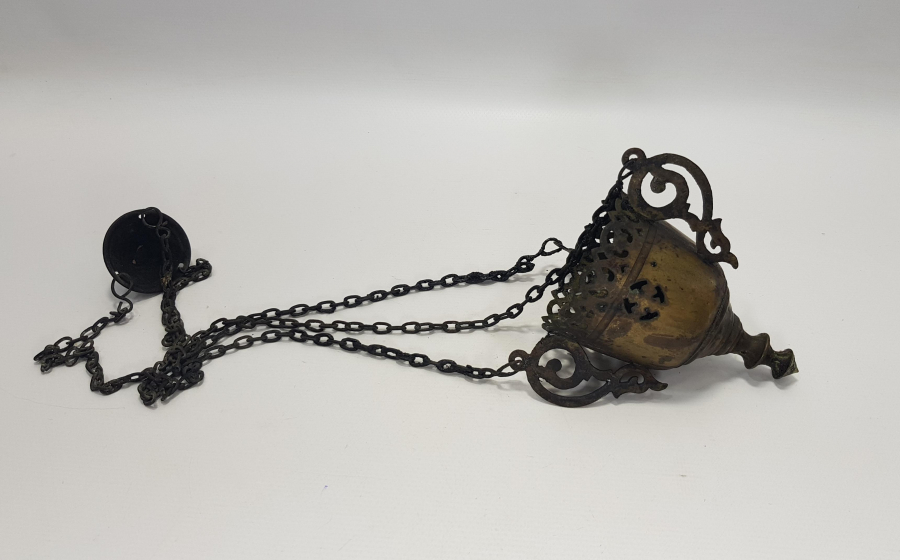 OSMANLI DÖNEMİ PİRİNÇ ASMA KANDİL 