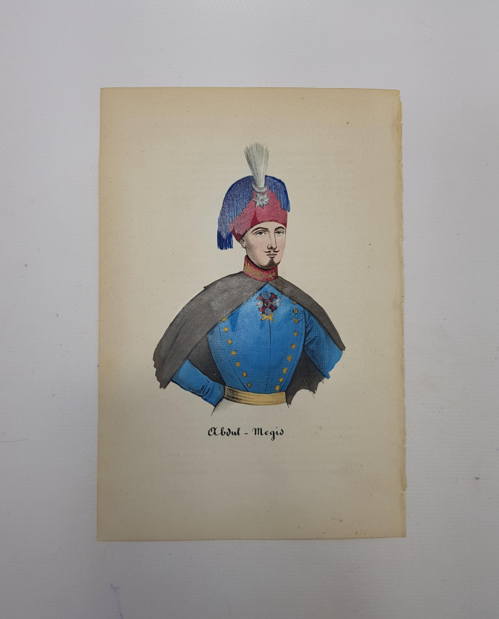 OSMANLI GRAVÜR: ABDÜLMECİD HAN 