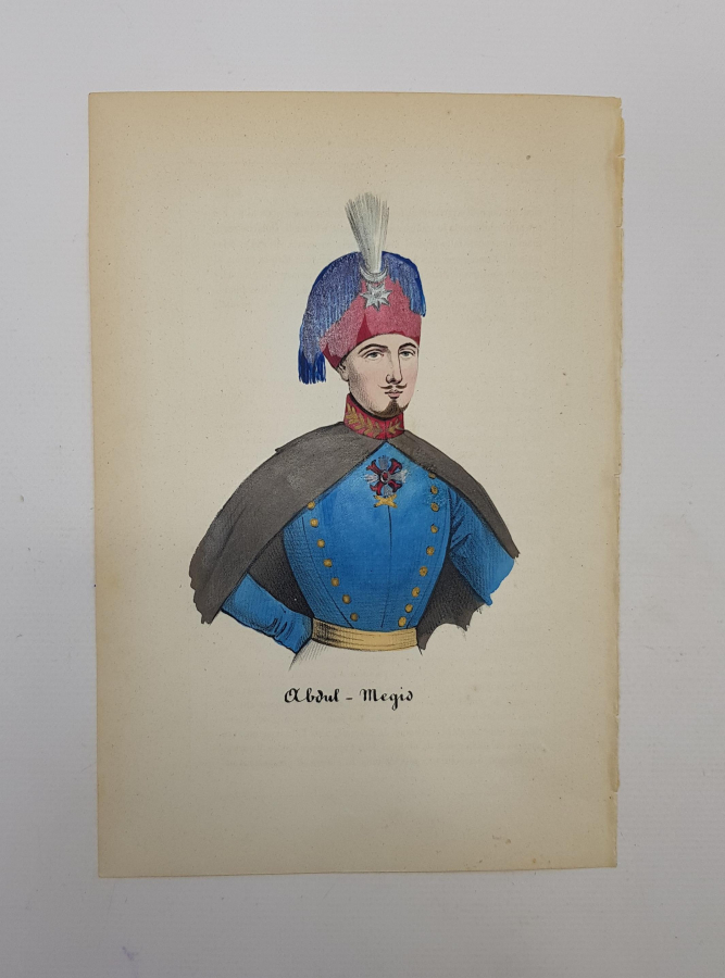 OSMANLI GRAVÜR: ABDÜLMECİD HAN 