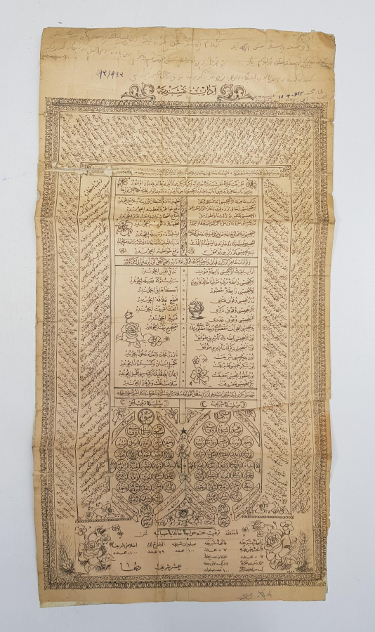 OSMANLICA AFİŞ: ADAB-I NAKŞİBENDİYE