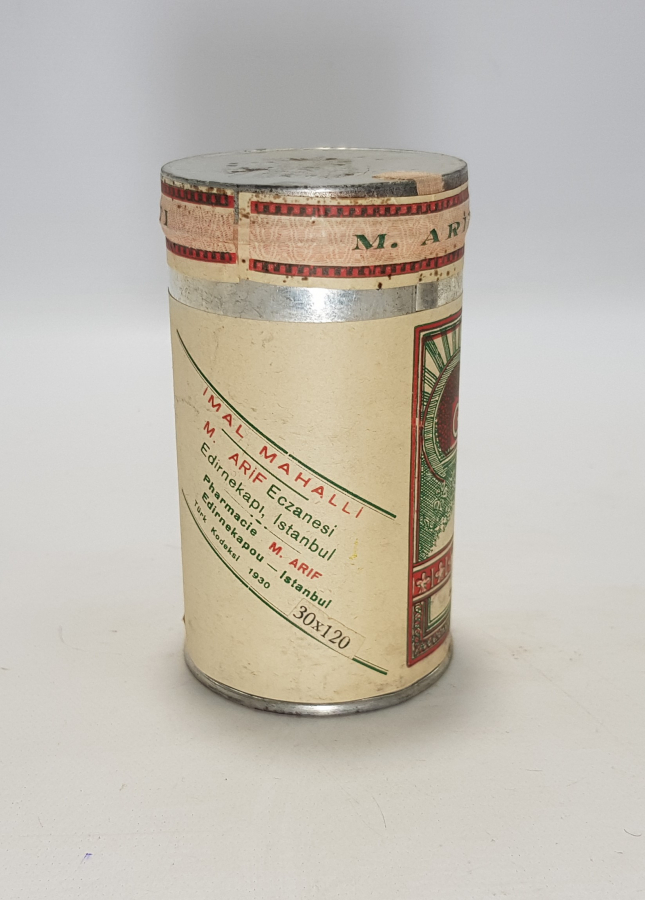 TIP TARİHİ: M. ARİF ECZANESİ GAZ HİDROFİL KUTUSU 