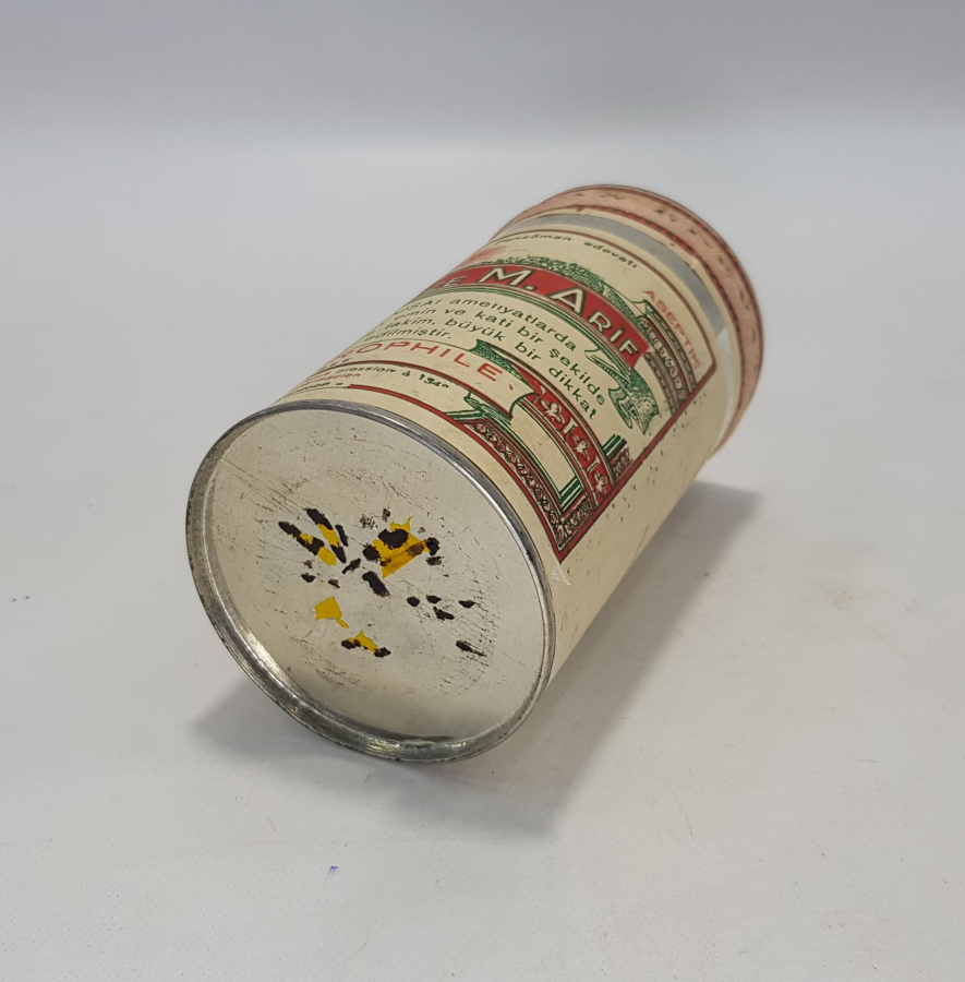 TIP TARİHİ: M. ARİF ECZANESİ GAZ HİDROFİL KUTUSU 