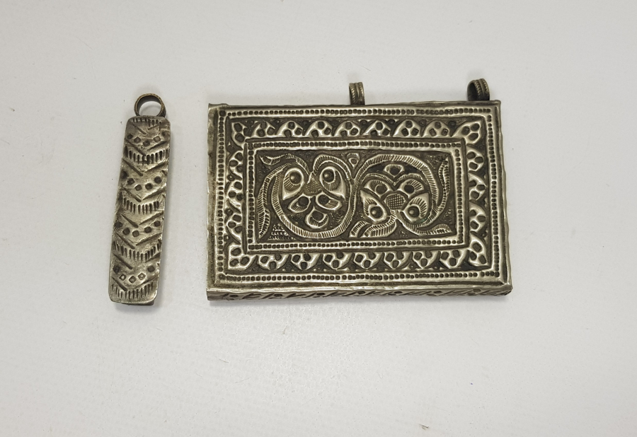 TÜRKMEN İŞİ GÜMÜŞ HAMAYIL 