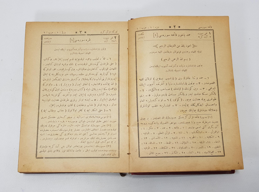 1927 TÜRKÇE KUR'AN-I KERİM 