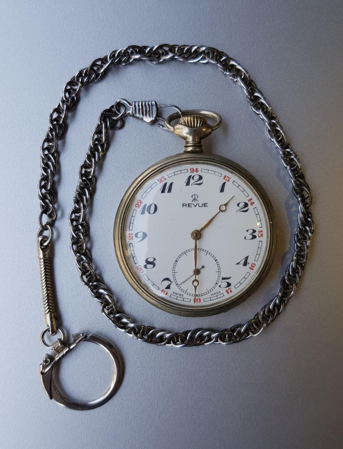 TCDD DEMİRYOLU VE TREN TEMALI REVUE MARKA CEP SAATİ 