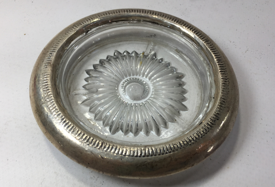 1900 BAŞLARI İNGİLİZ GÜMÜŞ GİYDİRME KRİSTAL KESME İKRAMLIK