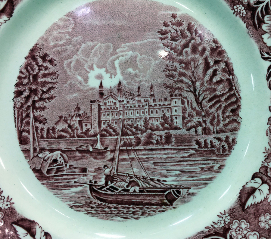 1900 BAŞLARI İNGİLİZLERİN OSMANLI PAZARINA YAPTIĞI PORSELEN TABAK