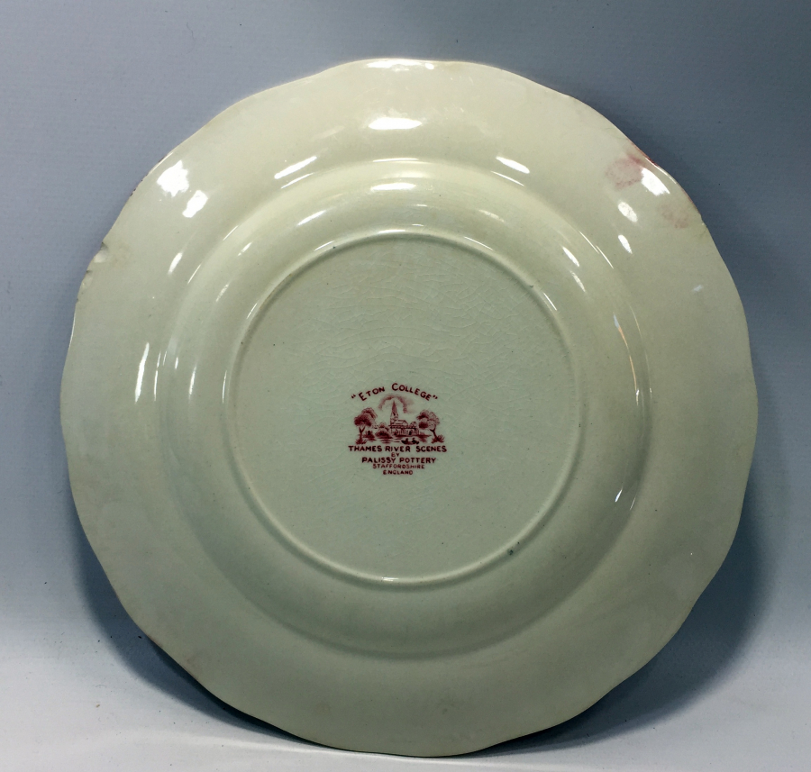 1900 BAŞLARI İNGİLİZLERİN OSMANLI PAZARINA YAPTIĞI PORSELEN TABAK