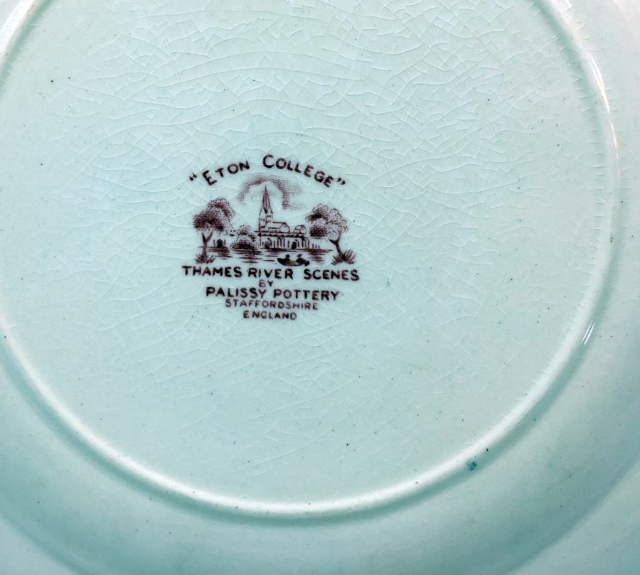 1900 BAŞLARI İNGİLİZLERİN OSMANLI PAZARINA YAPTIĞI PORSELEN TABAK