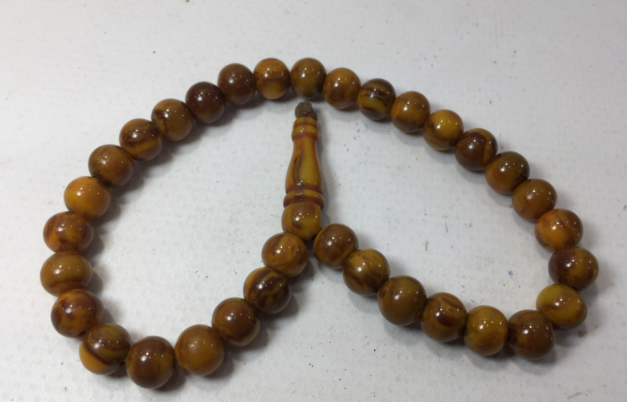 1930-40 LARDAN ÇEKESLOVAK KATALİN TESBİH