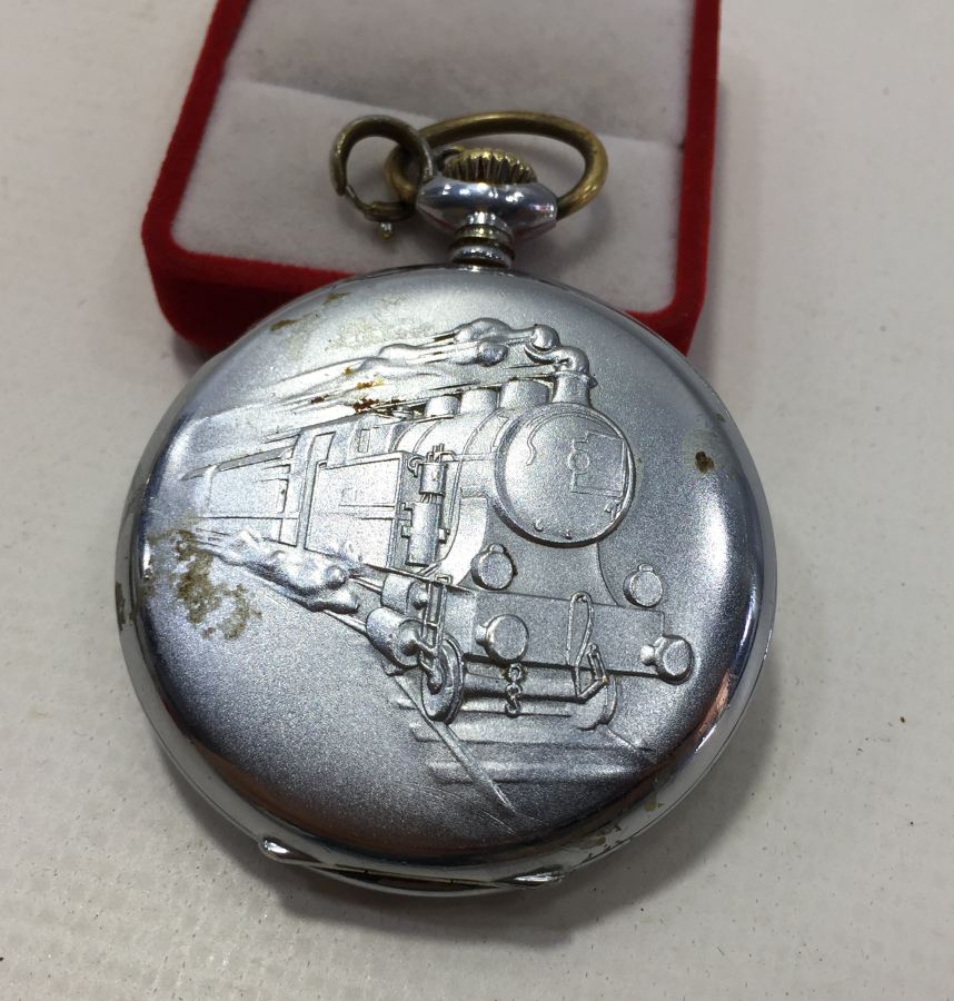 HİSLON MARKA KURMALI CEP SAATİ